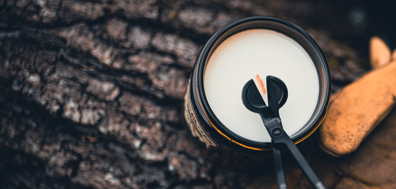 Wood Cabin Candles
