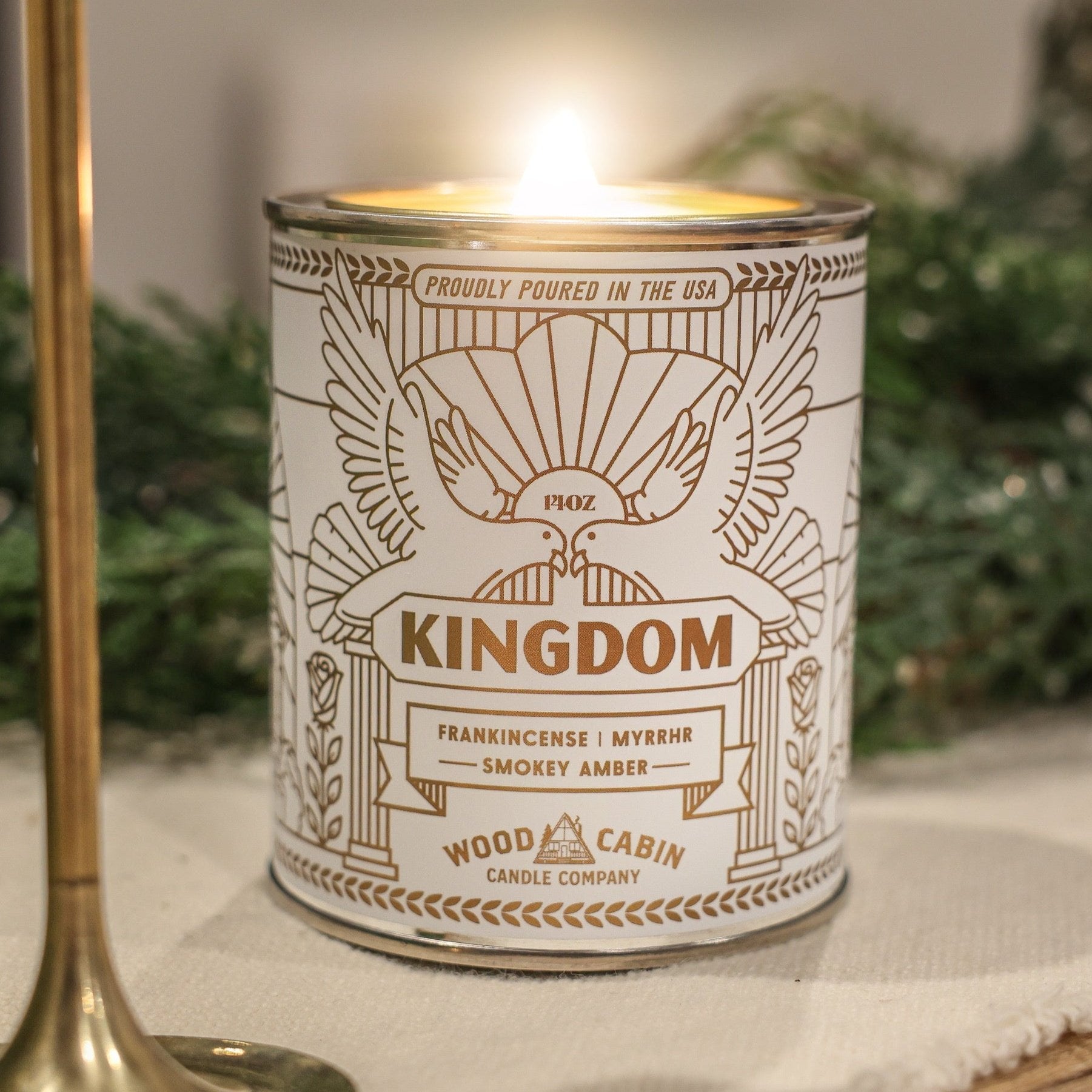 11 oz Cozy Cabin Wood Wick Candle