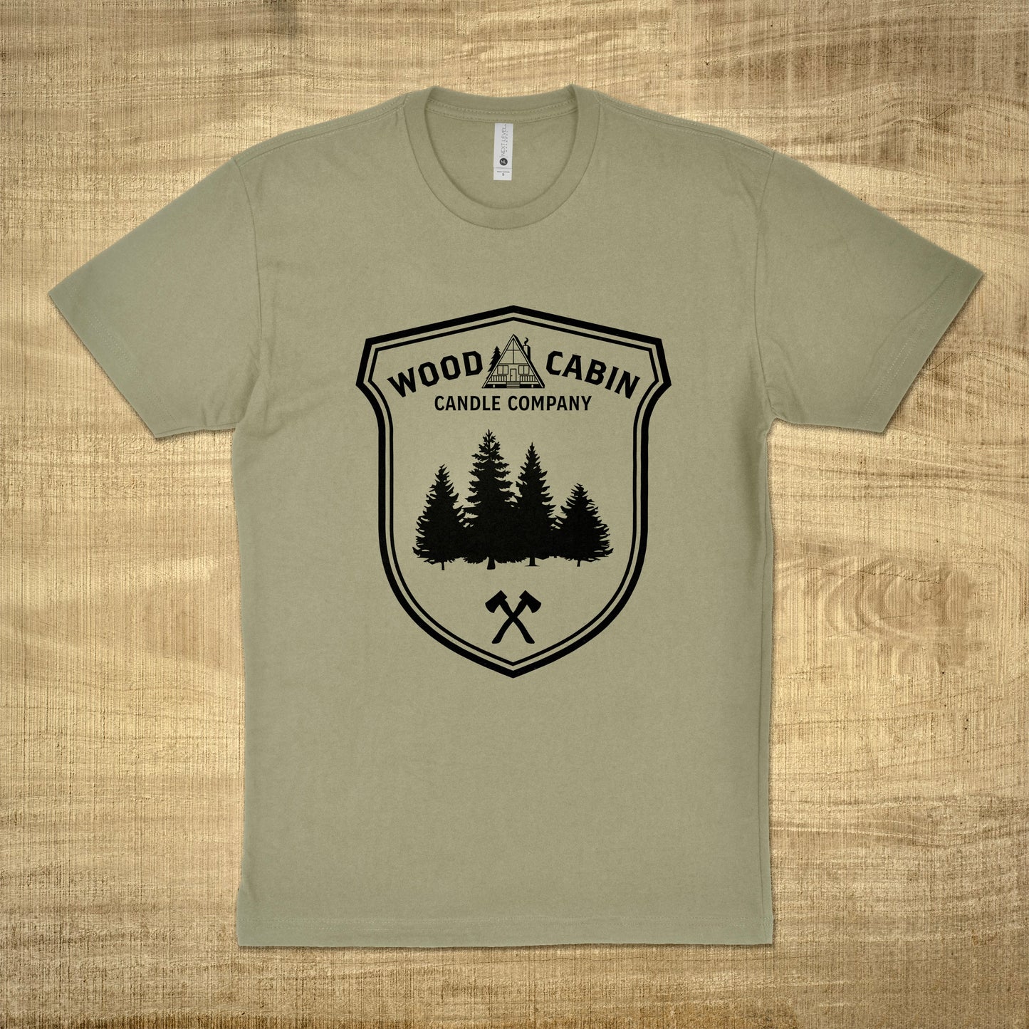 
                  
                    Wood Cabin Badge T-Shirt
                  
                