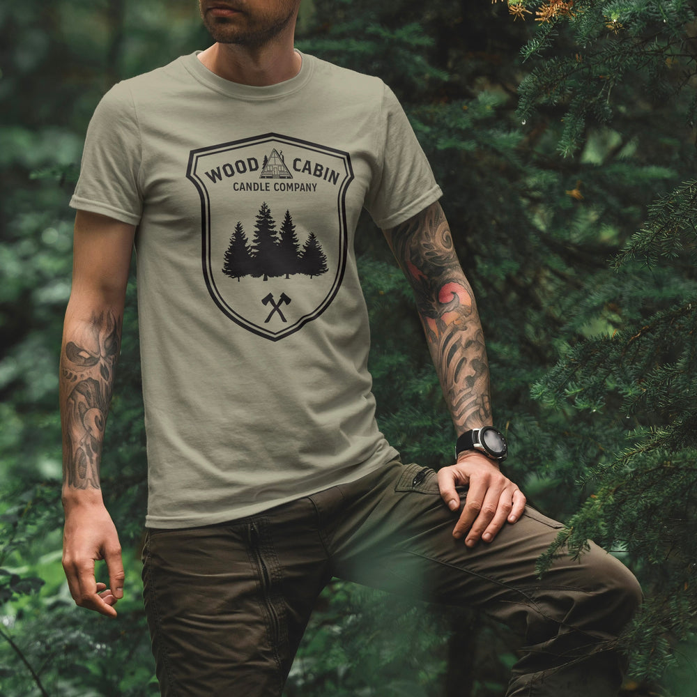 
                  
                    Wood Cabin Badge T-Shirt
                  
                